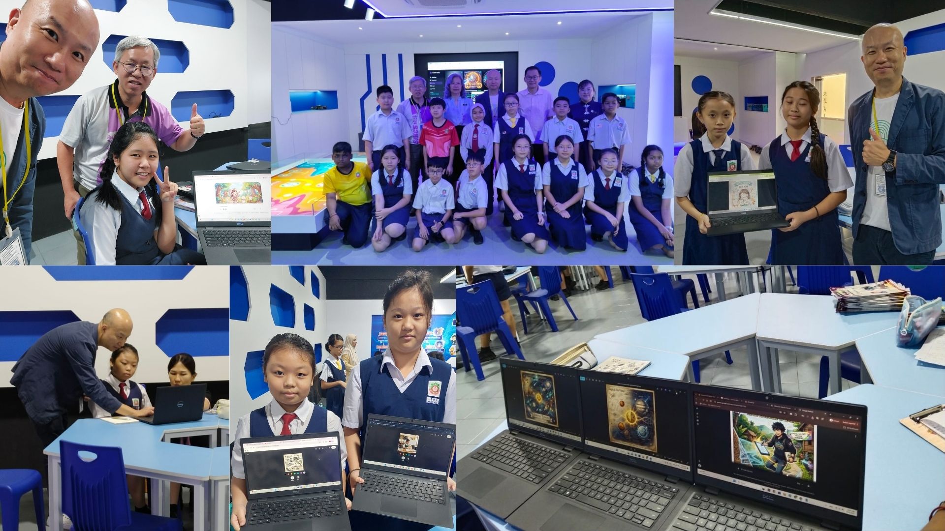 AI & Blockchain demo class at SJK(C) Serendah